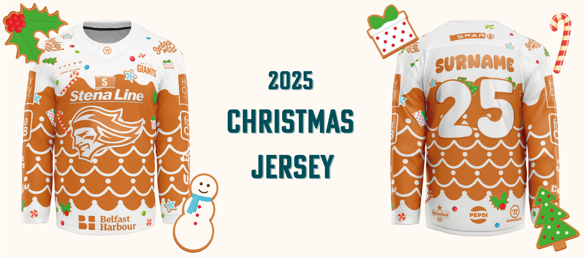 The Belfast Giants Christmas Jersey 2025 Is Here!