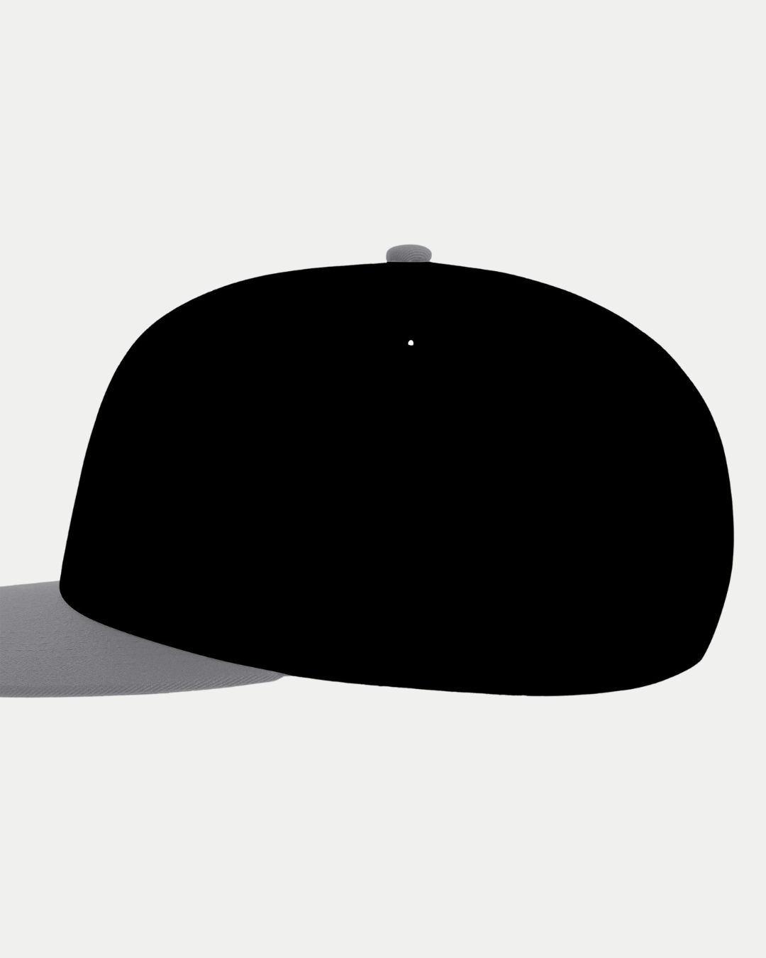 The Belfast Giants Made To Order Elite League Champions 2025 Original Flat Peak Snapback features a solid black crown and light gray bill, presented on a plain white background.