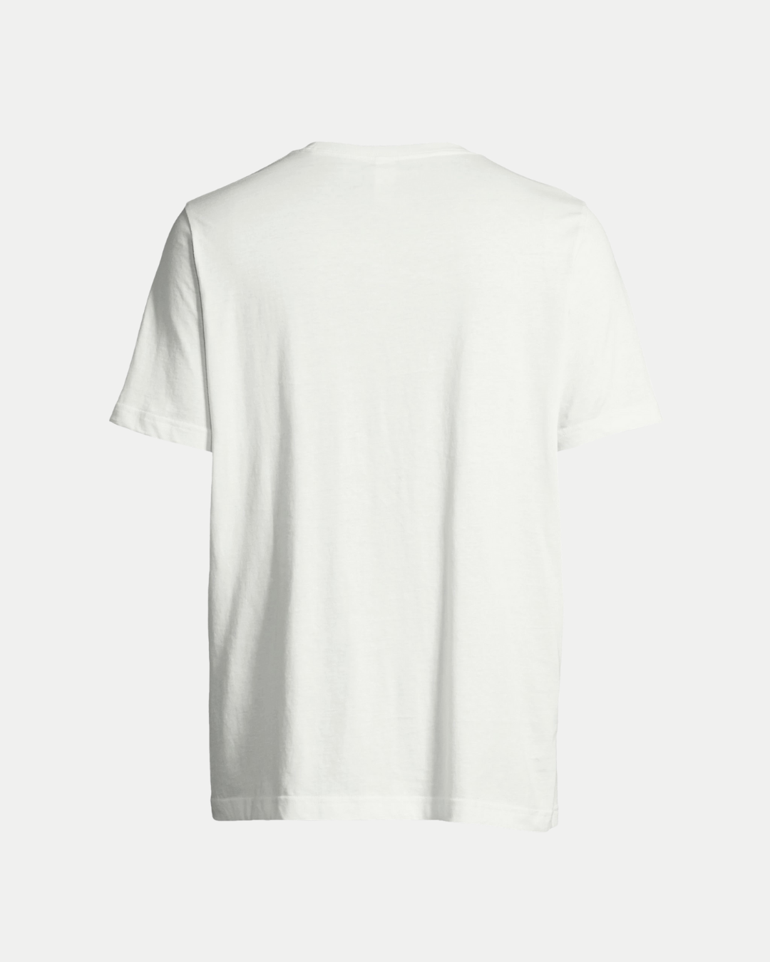 The Made To Order Belfast Giants 2025 Elite League Champions T-shirt in white is displayed from the back against a white background.