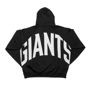 Show your team pride with the Belfast Giants Hoodie Black Backprint—featuring a bold Belfast Giants graphic in large white letters across the back. Perfect for true fans!.