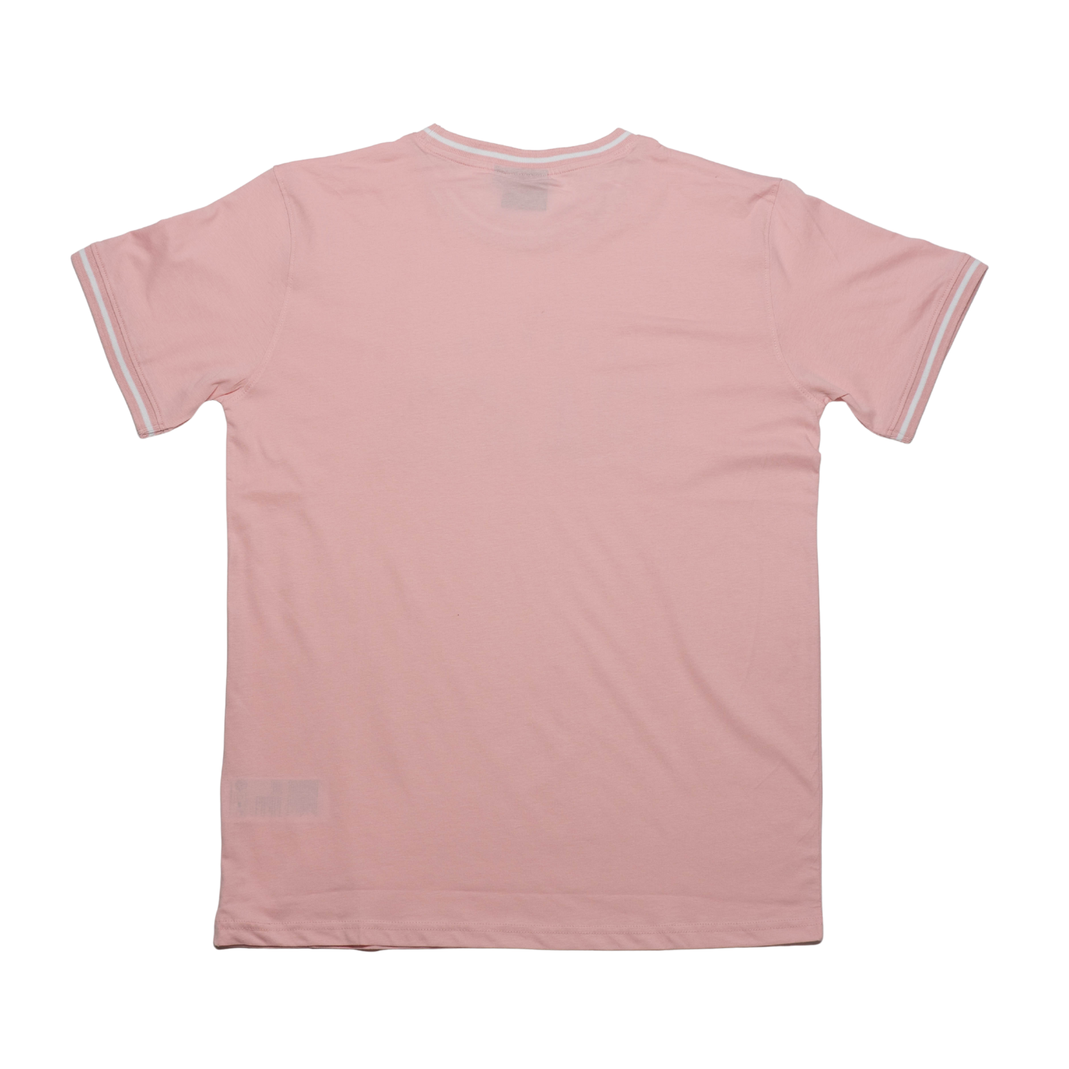 The Belfast Giants T-shirt Pink by Belfast Giants is a plain light pink short-sleeve tee, shown from the back and laid flat on a white background.