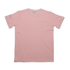 The Belfast Giants T-shirt Pink by Belfast Giants is a plain light pink short-sleeve tee, shown from the back and laid flat on a white background.
