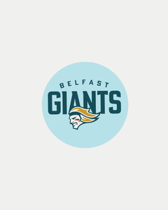 Add one or two keywords to this description: Belfast Giants set of 4 puck coasters by Belfast Giants.
