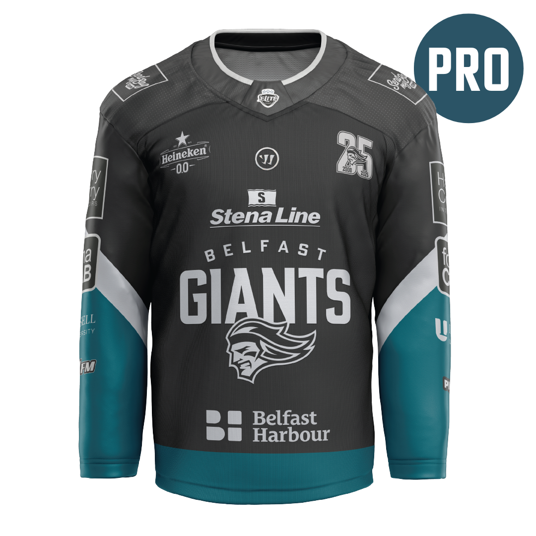 Custom Authentic Pro 24 25 Challenge Cup Jersey Belfast Giants