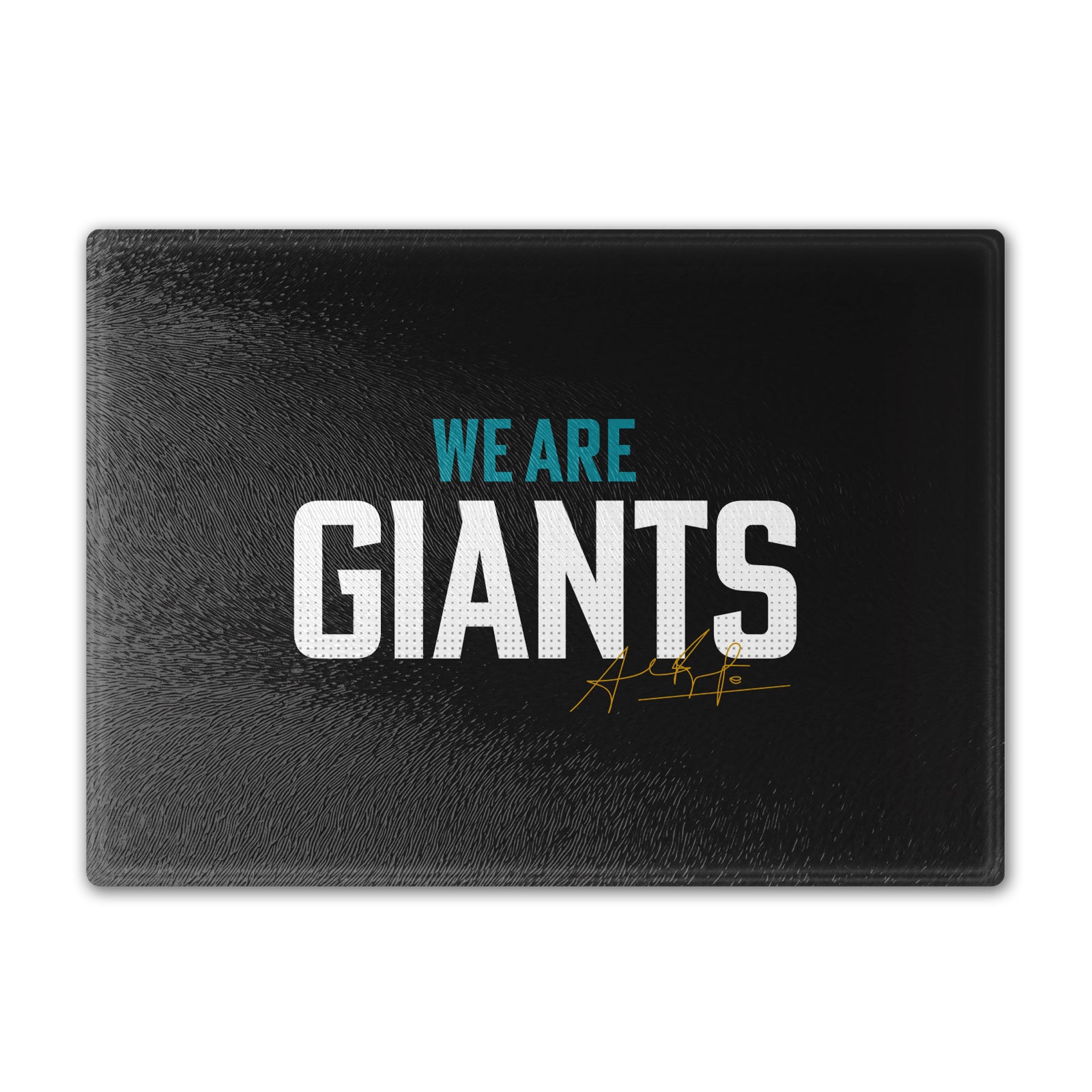 We Are Giants Black Chopping Board