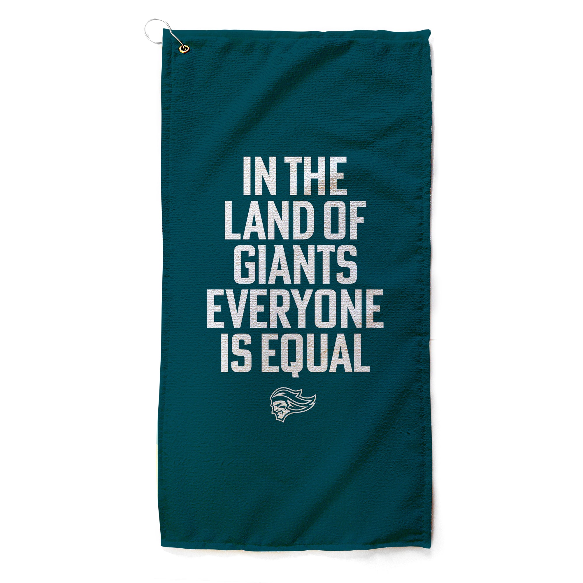 In The Land Of Giants Golf Towel