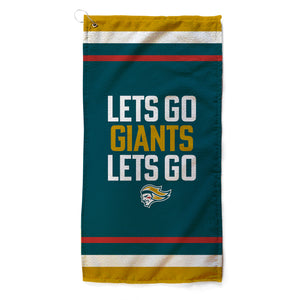 Lets Go Giants Golf Towel