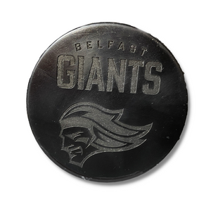 Belfast Giants Engraved Logo Puck