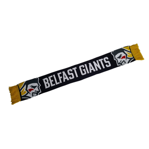 Belfast Giants SDS Gold Fringe Scarf