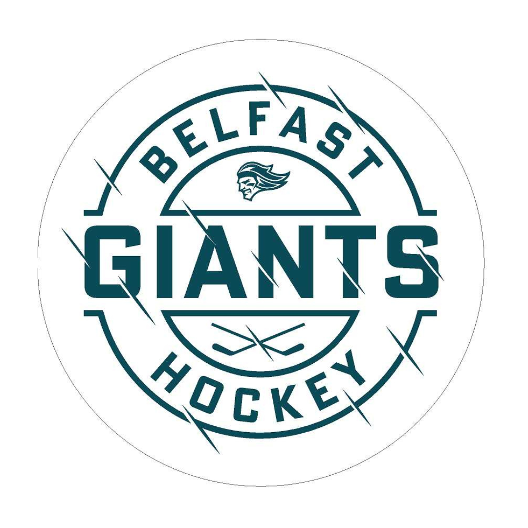 Belfast Giants Hockey Puck White