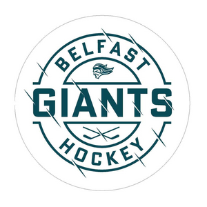 Belfast Giants Hockey Puck White