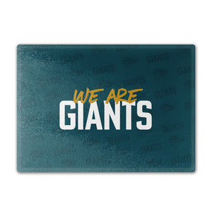 We are Giants Teal Chopping Board