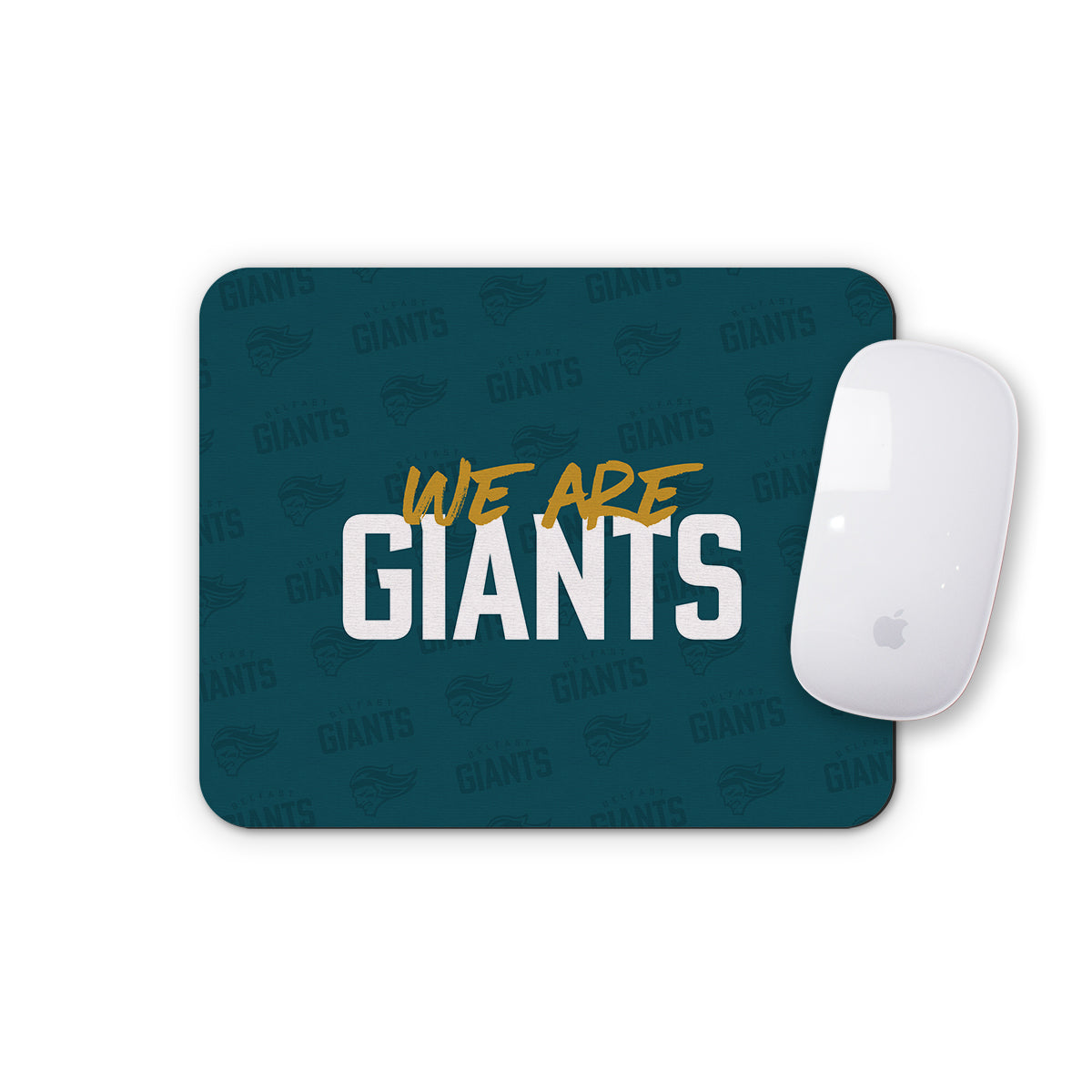 We Are Giants Teal Mousemat