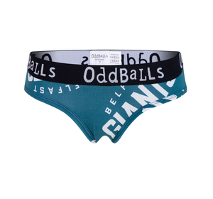 Belfast Giants x OddBalls Teal Ladies Briefs