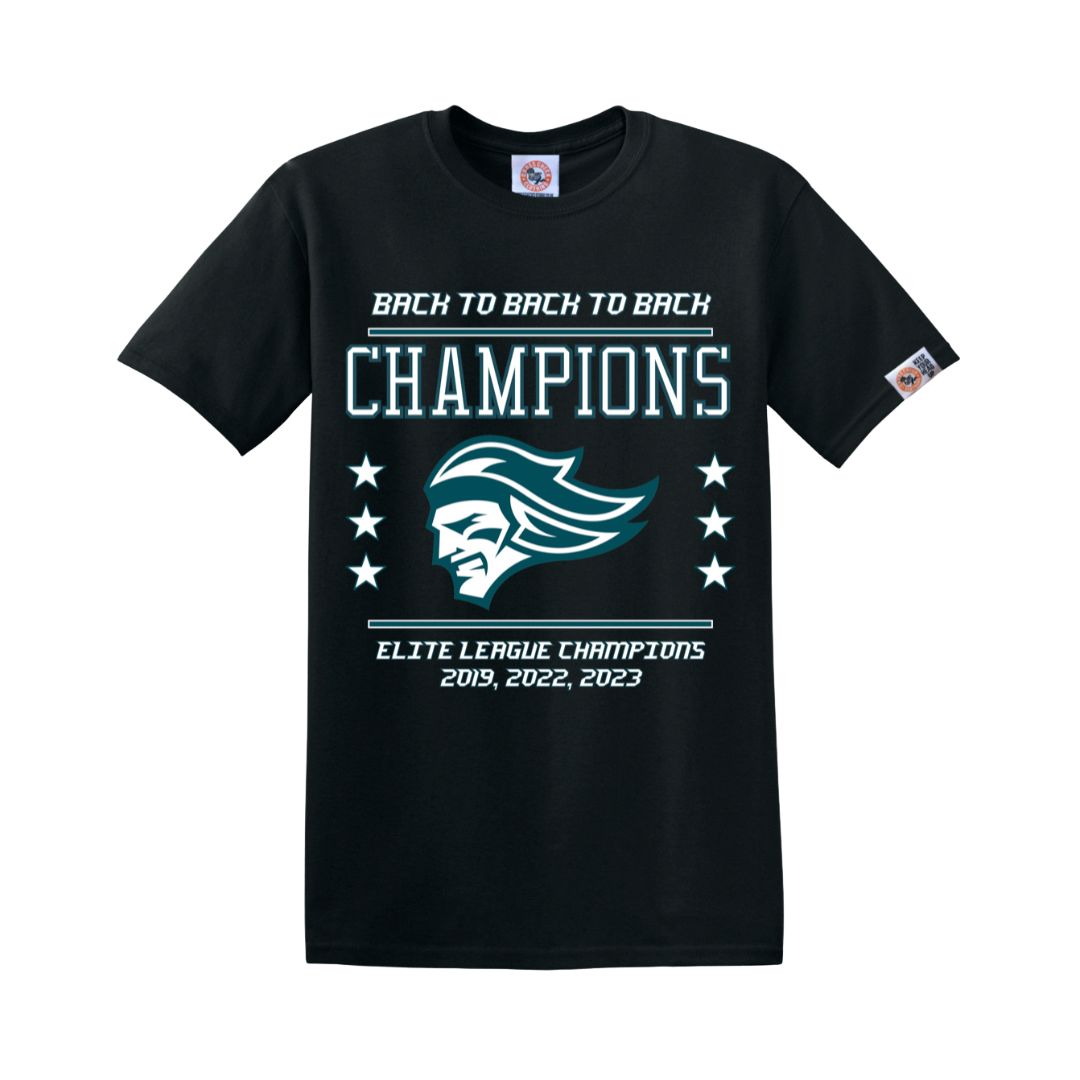 Back To Back To Back Champions T-Shirt