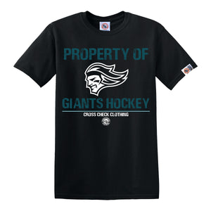 Belfast Giants Cross Check Clothing Property Of T-Shirt